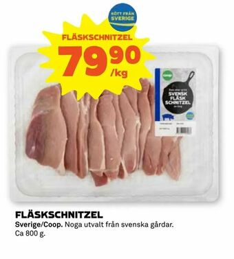 Stora Coop Fläskschnitzel erbjuda