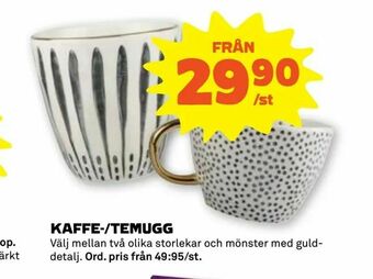 Stora Coop Kaffe-/temugg erbjuda