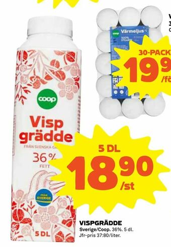 Coop Vispgrädde erbjuda