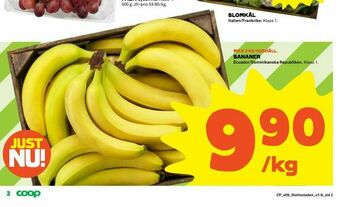 Coop Bananer erbjuda