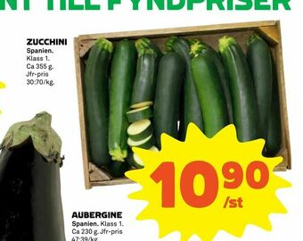Coop Zucchini erbjuda