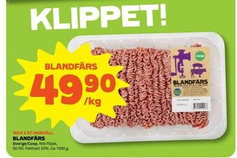 Stora Coop Blandfärs erbjuda