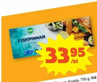Stora Coop Fiskpinnar 30-pack erbjuda