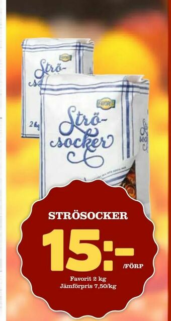 Nelins Strösocker erbjuda