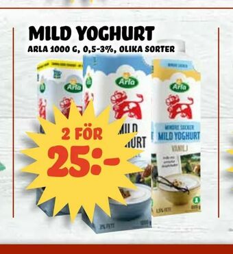 Nelins mild yoghurt erbjuda