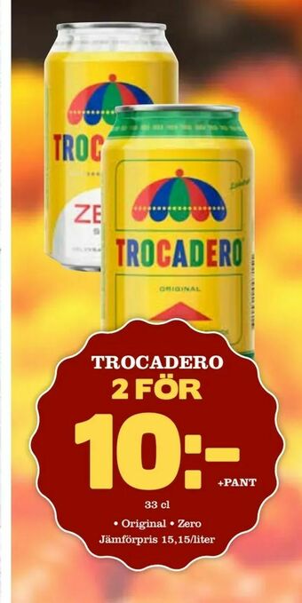 Nelins Trocadero erbjuda