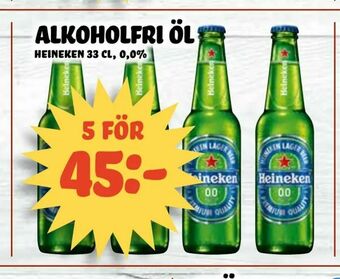 Nelins alkoholfri öl erbjuda