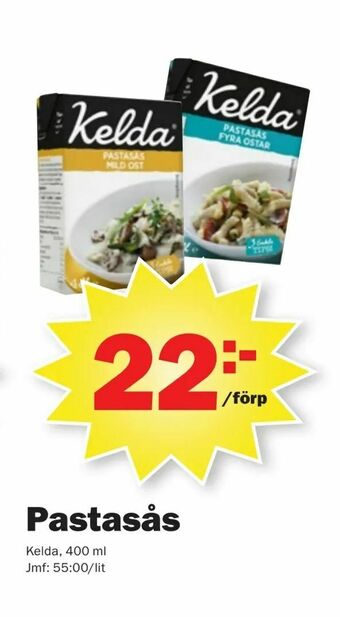 Pekås Pastasås erbjuda