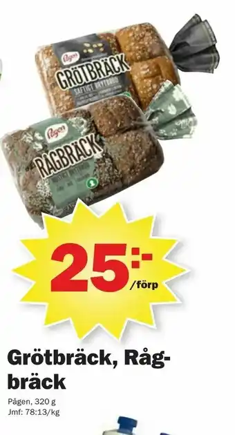 Grötbräck, Råg bräck