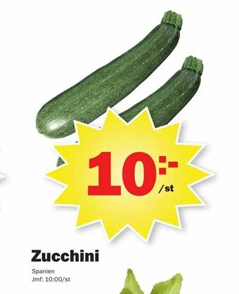 Pekås Zucchini erbjuda