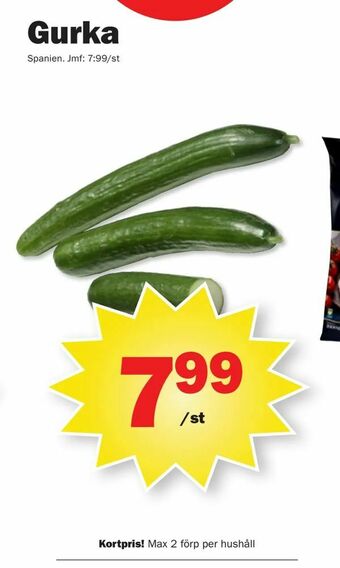 Pekås Gurka erbjuda