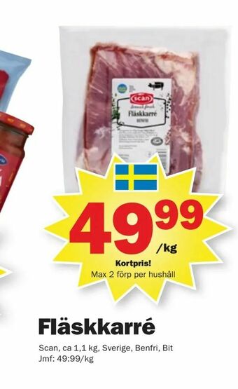 Pekås Fläskkarré erbjuda