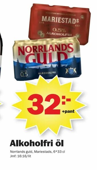 Pekås Alkoholfri öl erbjuda