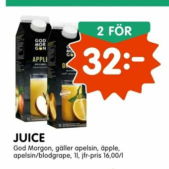 Tempo Juice erbjuda