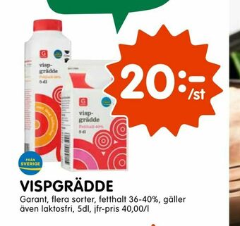 Tempo Vispgrädde erbjuda
