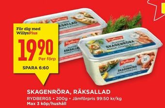 Willys Hemma Skagenröra, räksallad erbjuda