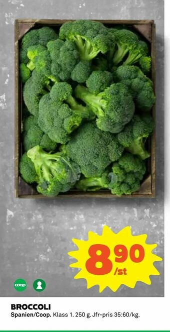 Coop Broccoli erbjuda