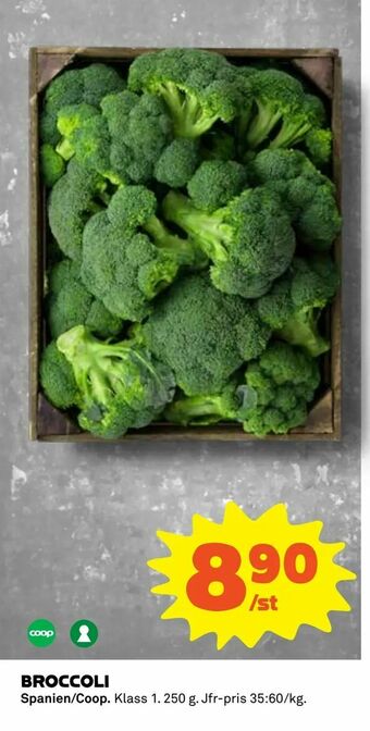 Coop Konsum Broccoli erbjuda
