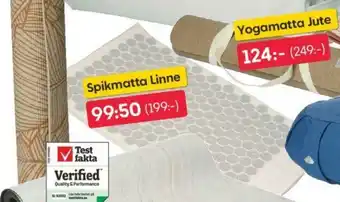 Rusta Spikmatta Linne erbjuda