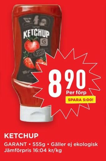 Willys Ketchup erbjuda