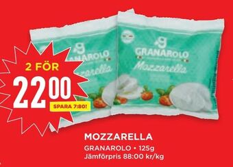 Willys Mozzarella erbjuda