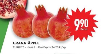 Willys Granatäpple erbjuda