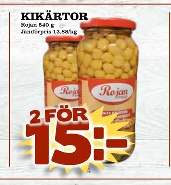 Matvärlden Tensta Kikärtor erbjuda