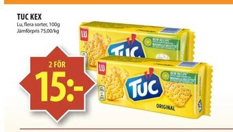 Matvärlden Tensta Tuc kex erbjuda