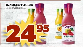Nya Pulsen Innocent juice erbjuda