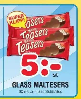 Glass maltesers