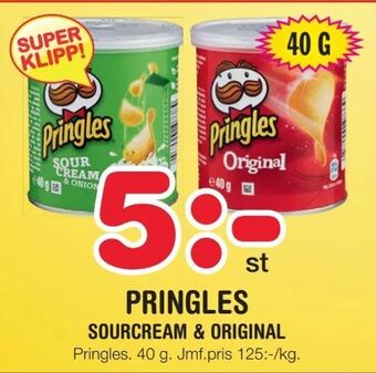 Nya Pulsen Pringles erbjuda