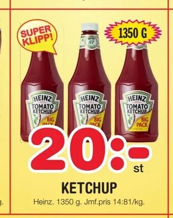 Nya Pulsen Ketchup erbjuda