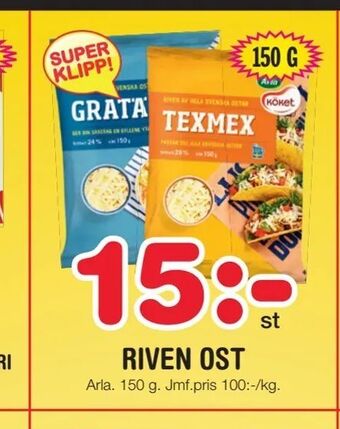 Nya Pulsen Riven ost erbjuda