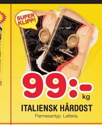 Nya Pulsen Italiensk hårdost erbjuda