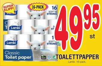 Nya Pulsen Toalettpapper erbjuda