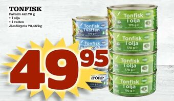 Supergrossen Tonfisk erbjuda