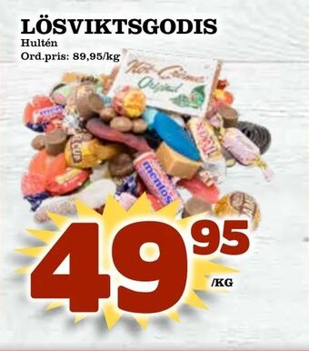 Supergrossen Lösviktsgodis erbjuda