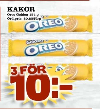 Supergrossen Kakor erbjuda