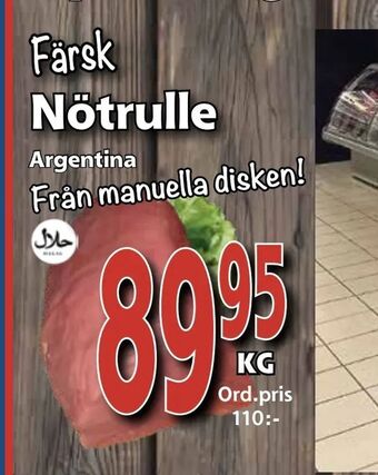 Supergrossen Nötrulle erbjuda