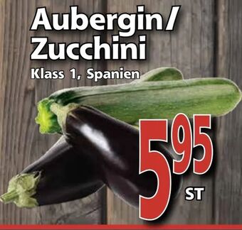 Supergrossen Aubergin / Zucchini erbjuda