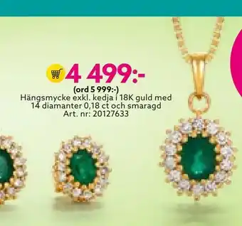 Hängsmycke 14 diamanter