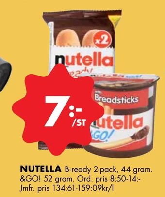 ÖoB Nutella erbjuda