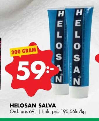 ÖoB Helosan salva erbjuda