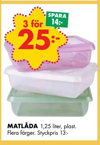 ÖoB Matlåda erbjuda