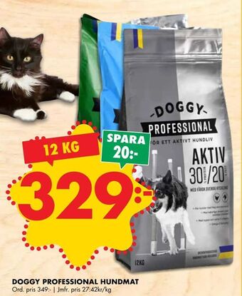 ÖoB Doggy professional hundmat erbjuda
