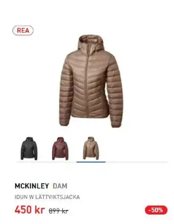 Intersport McKinley Dam Idun W Lättviktsjacka erbjuda