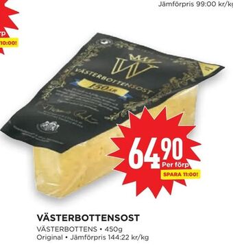 Willys Västerbottensost erbjuda