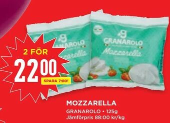 Willys Mozzarella erbjuda