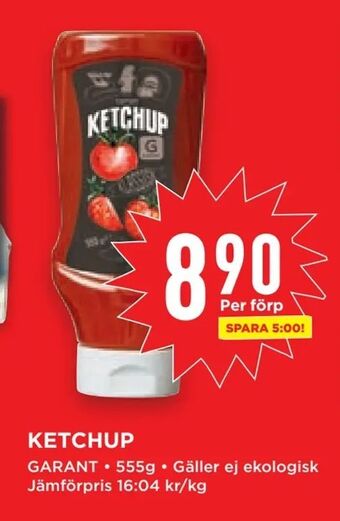 Willys Ketchup erbjuda