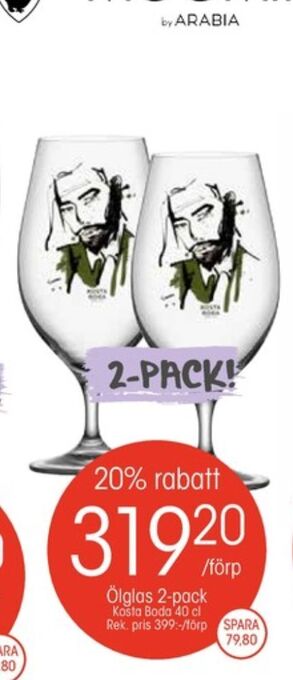 EKO Kosta Boda Glas erbjuda